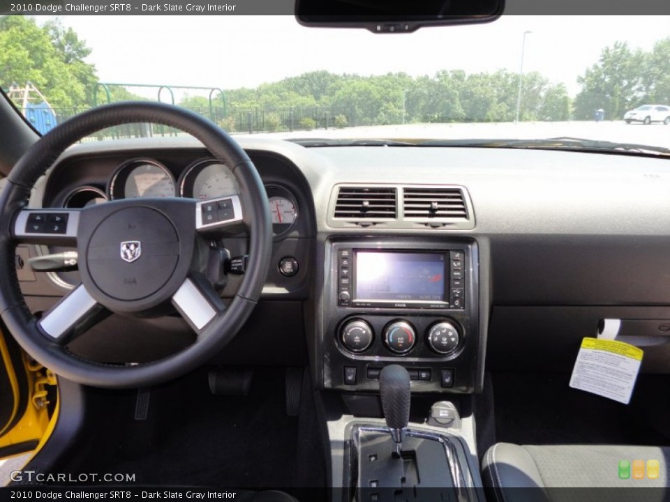 Dark Slate Gray Interior Dashboard for the 2010 Dodge Challenger SRT8 #51645550