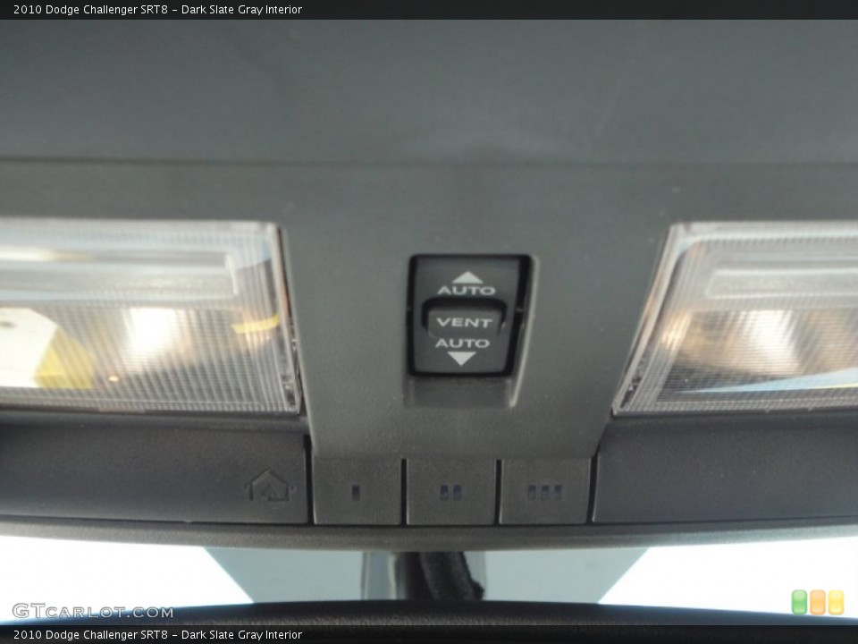 Dark Slate Gray Interior Controls for the 2010 Dodge Challenger SRT8 #51645604