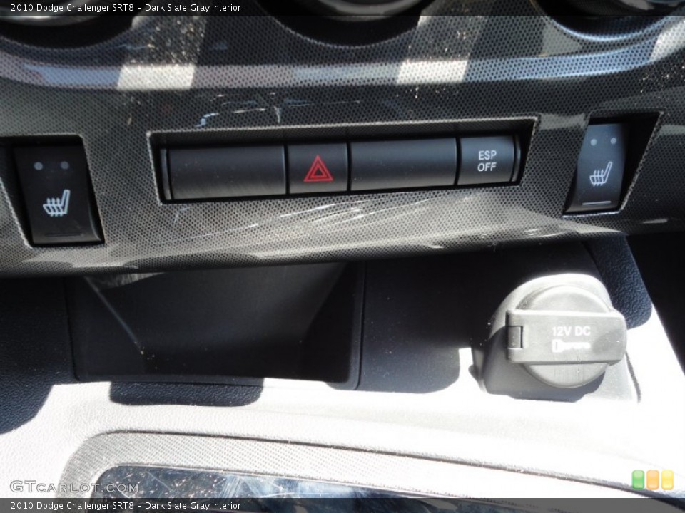Dark Slate Gray Interior Controls for the 2010 Dodge Challenger SRT8 #51645709