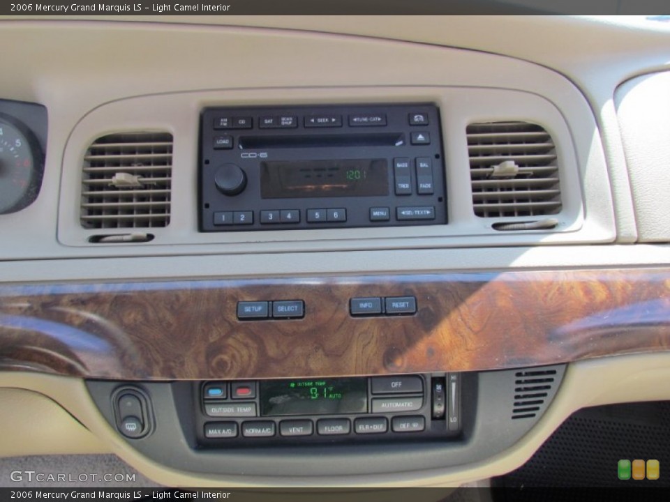Light Camel Interior Controls for the 2006 Mercury Grand Marquis LS #51645994
