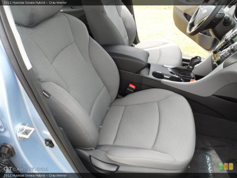 Gray Interior Photo for the 2011 Hyundai Sonata Hybrid #51646339