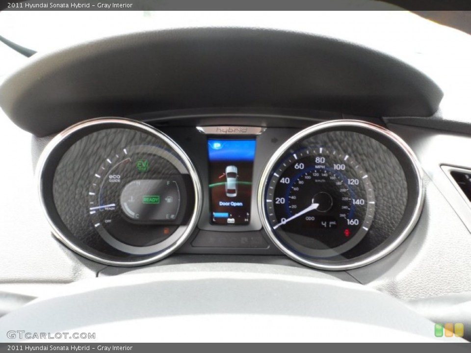 Gray Interior Gauges for the 2011 Hyundai Sonata Hybrid #51646570