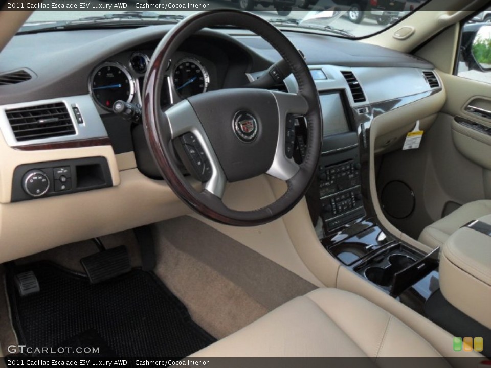 Cashmere/Cocoa Interior Prime Interior for the 2011 Cadillac Escalade ESV Luxury AWD #51646873