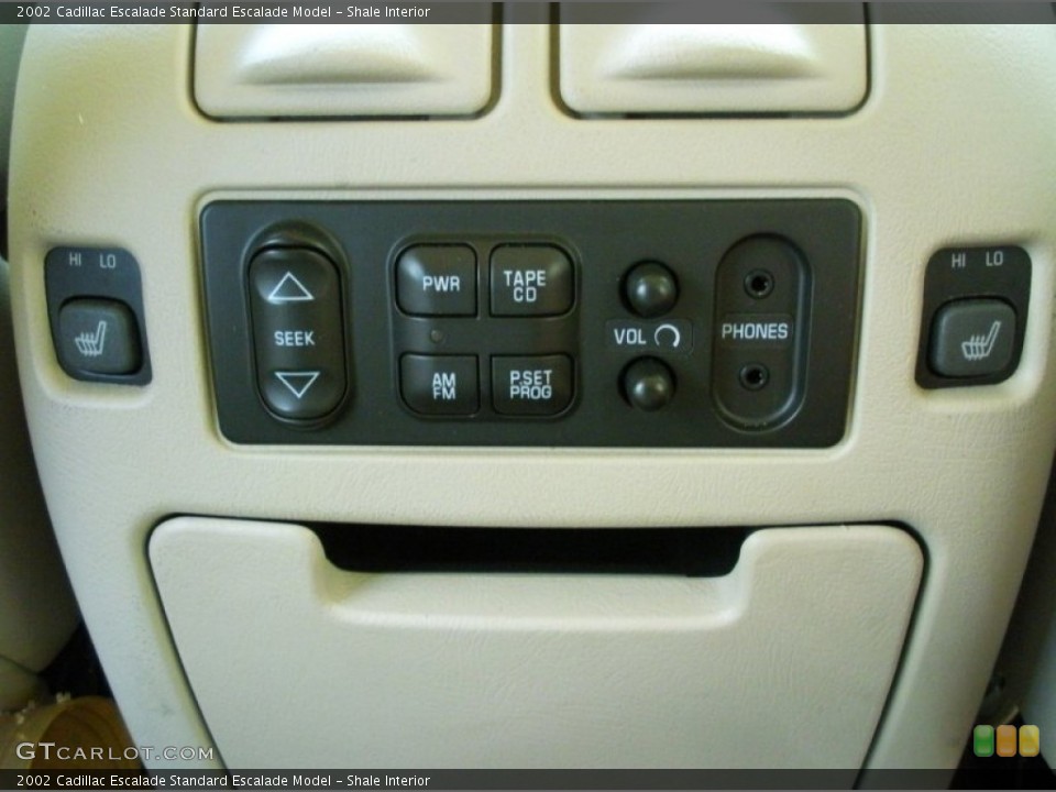 Shale Interior Controls for the 2002 Cadillac Escalade  #51647986