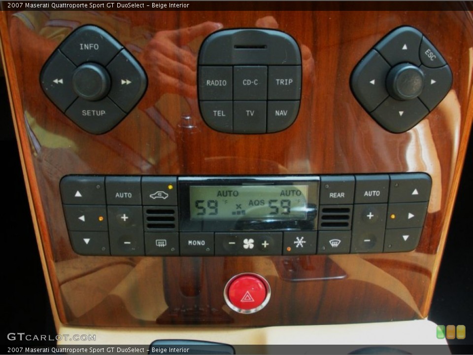 Beige Interior Controls for the 2007 Maserati Quattroporte Sport GT DuoSelect #51649006