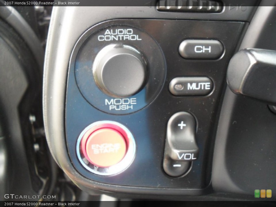 Black Interior Controls for the 2007 Honda S2000 Roadster #51649024
