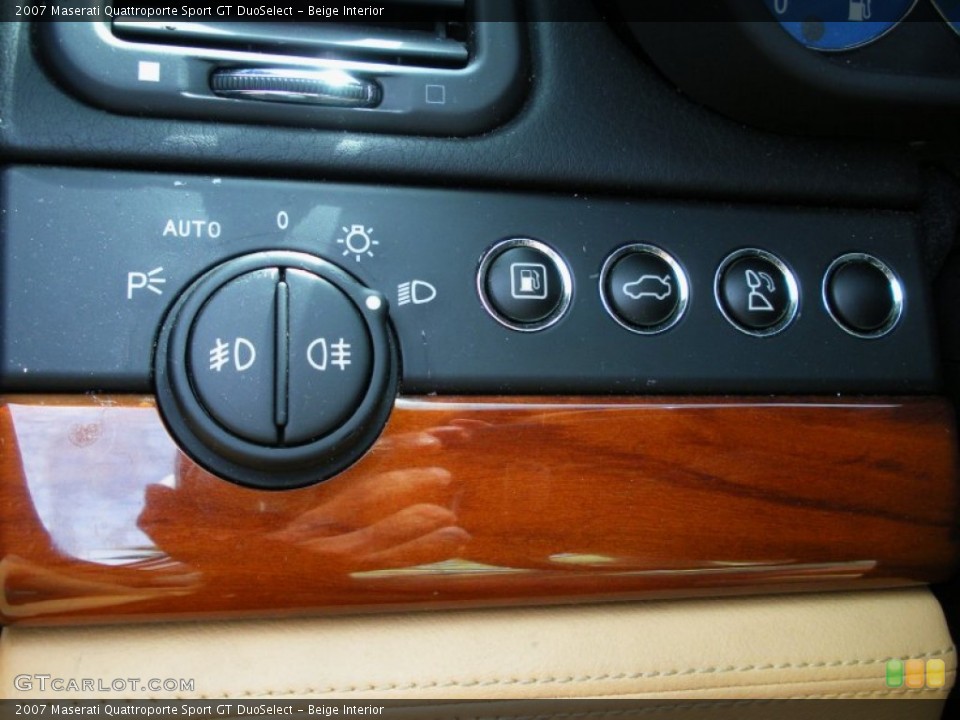 Beige Interior Controls for the 2007 Maserati Quattroporte Sport GT DuoSelect #51649054