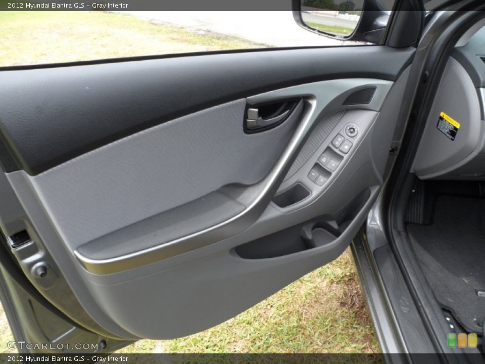 Gray Interior Door Panel for the 2012 Hyundai Elantra GLS #51649375