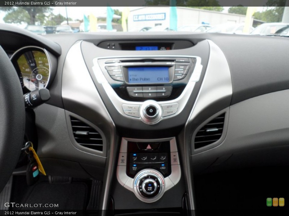 Gray Interior Controls for the 2012 Hyundai Elantra GLS #51649450