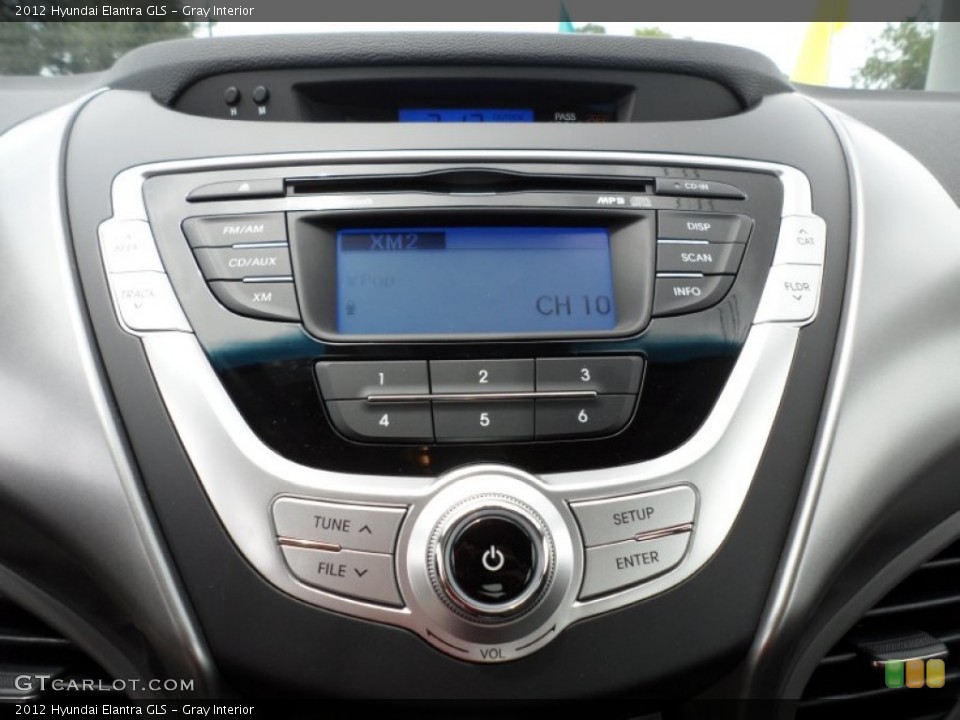 Gray Interior Controls for the 2012 Hyundai Elantra GLS #51649465