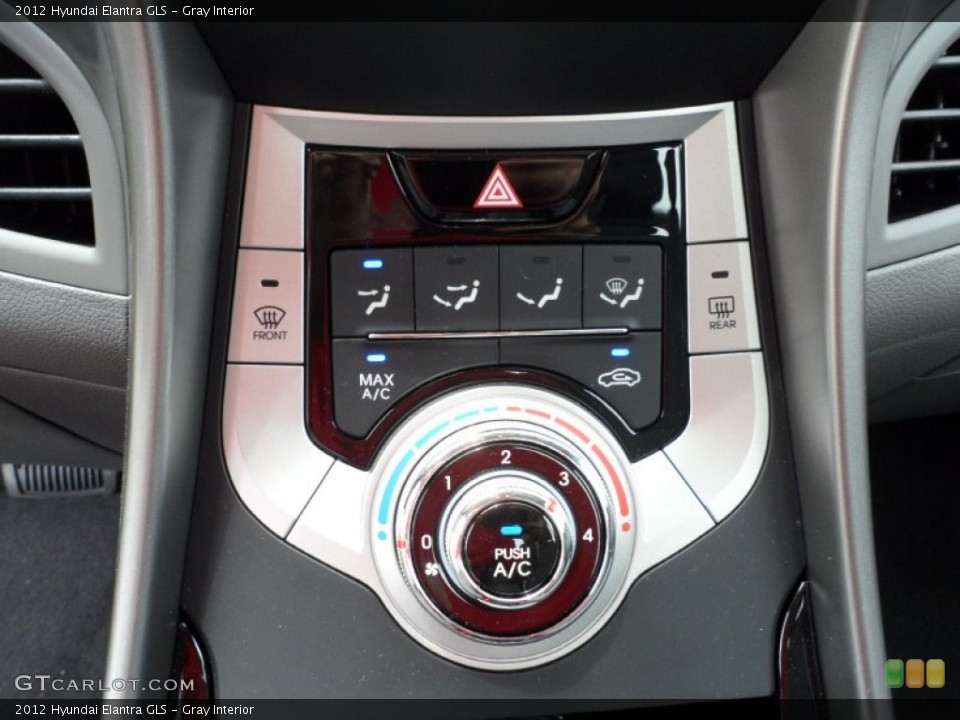 Gray Interior Controls for the 2012 Hyundai Elantra GLS #51649480