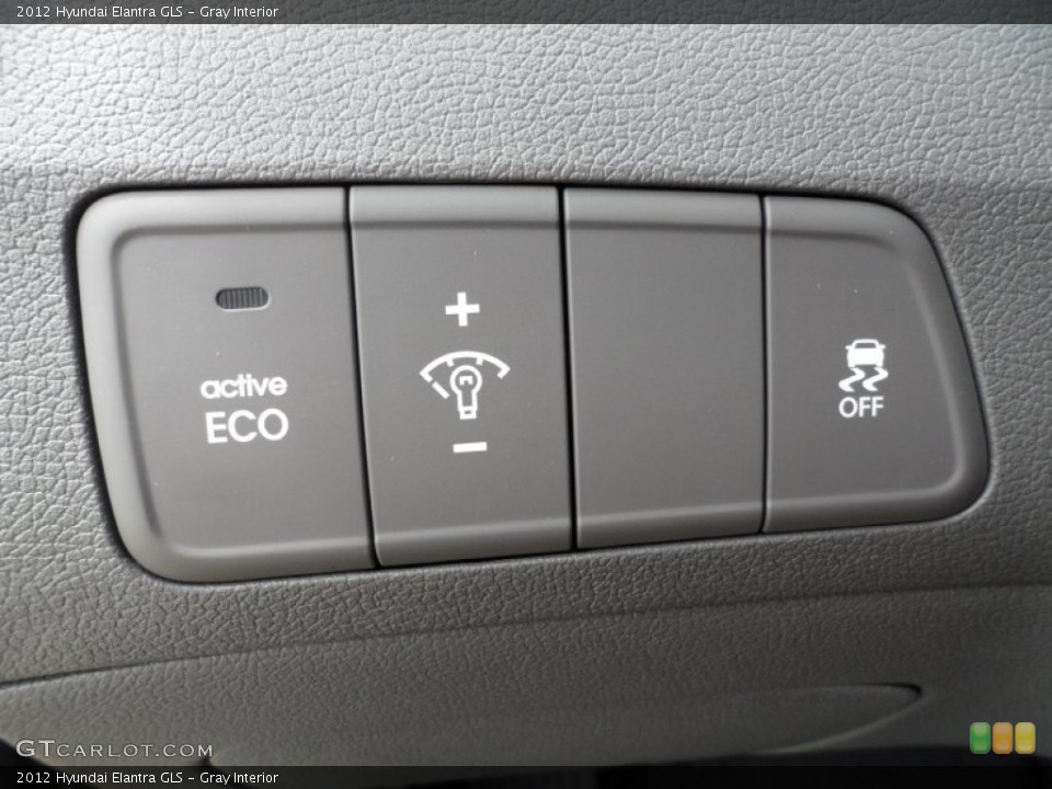 Gray Interior Controls for the 2012 Hyundai Elantra GLS #51649543