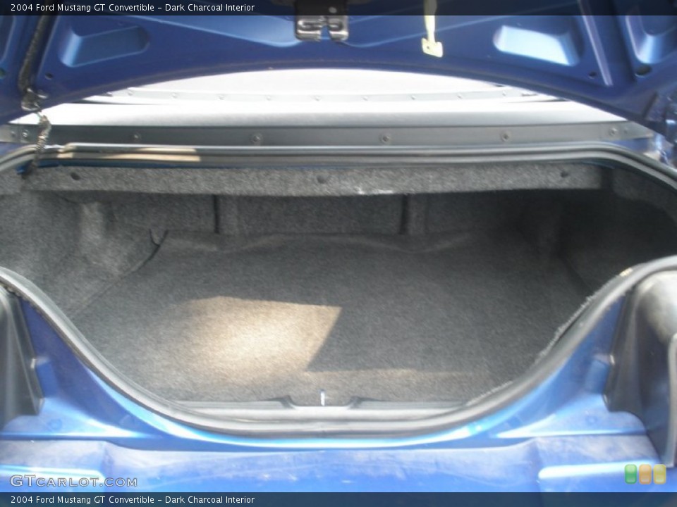 Dark Charcoal Interior Trunk for the 2004 Ford Mustang GT Convertible #51652375