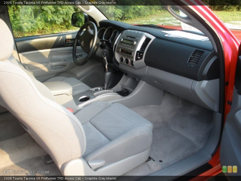 Graphite Gray Interior Photo for the 2008 Toyota Tacoma V6 PreRunner TRD Access Cab #51653461