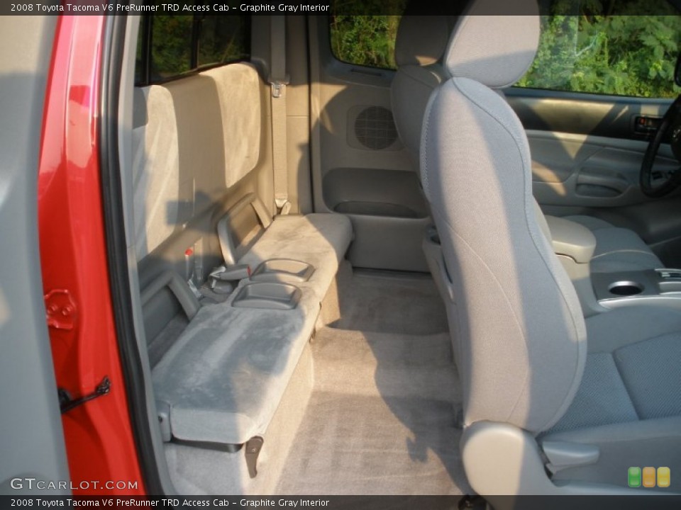 Graphite Gray Interior Photo for the 2008 Toyota Tacoma V6 PreRunner TRD Access Cab #51653479