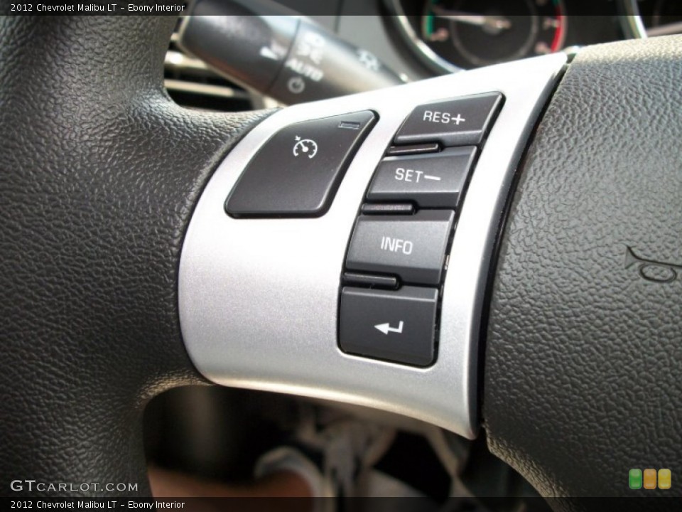 Ebony Interior Controls for the 2012 Chevrolet Malibu LT #51654658