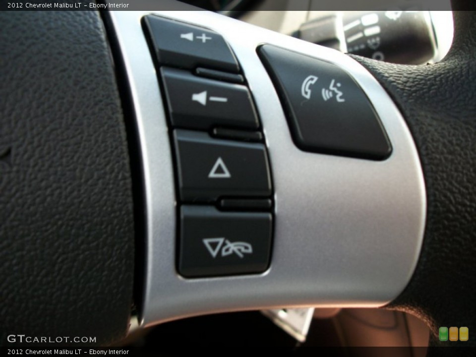 Ebony Interior Controls for the 2012 Chevrolet Malibu LT #51654670