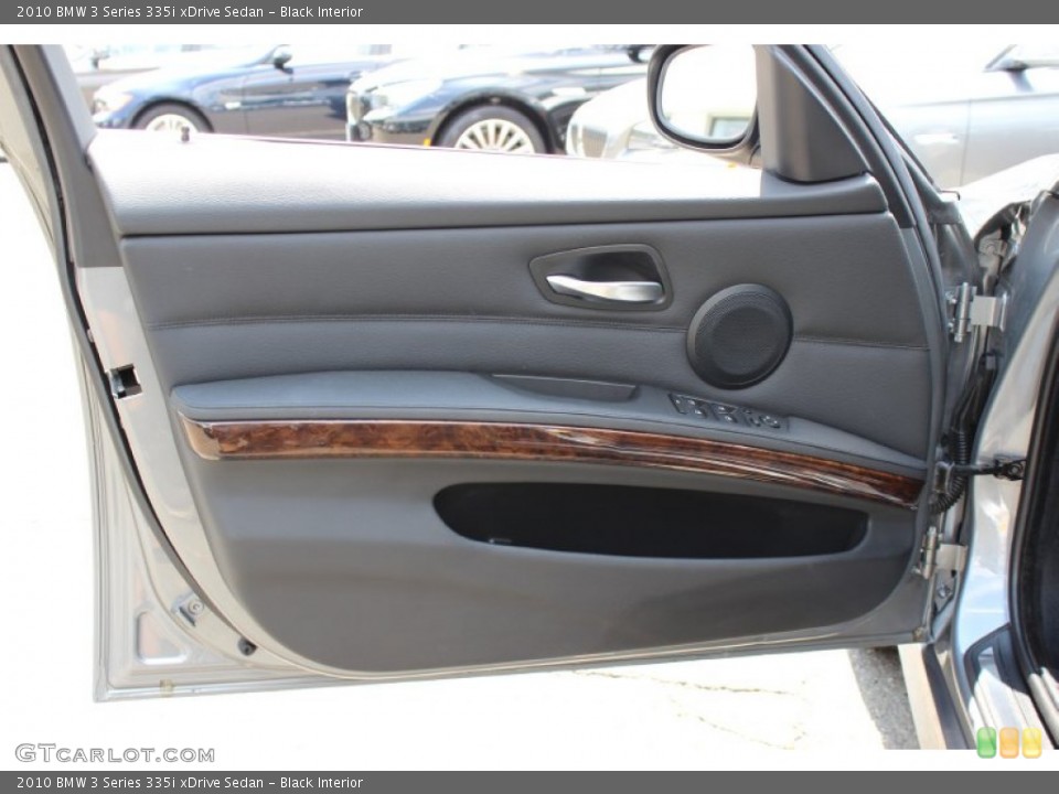 Black Interior Door Panel for the 2010 BMW 3 Series 335i xDrive Sedan #51655102
