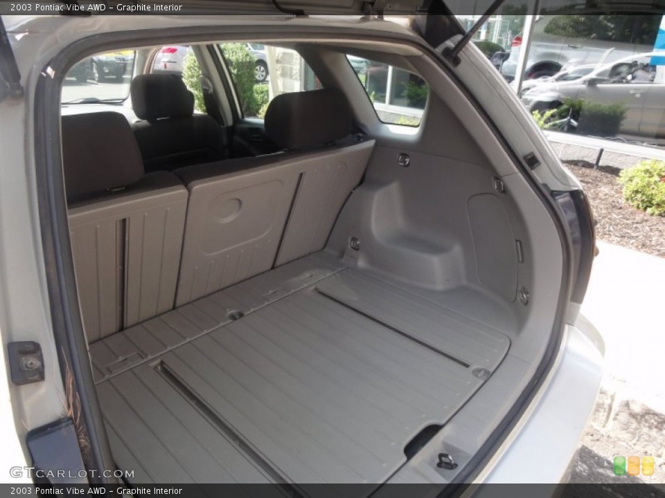 Graphite Interior Trunk for the 2003 Pontiac Vibe AWD #51655666