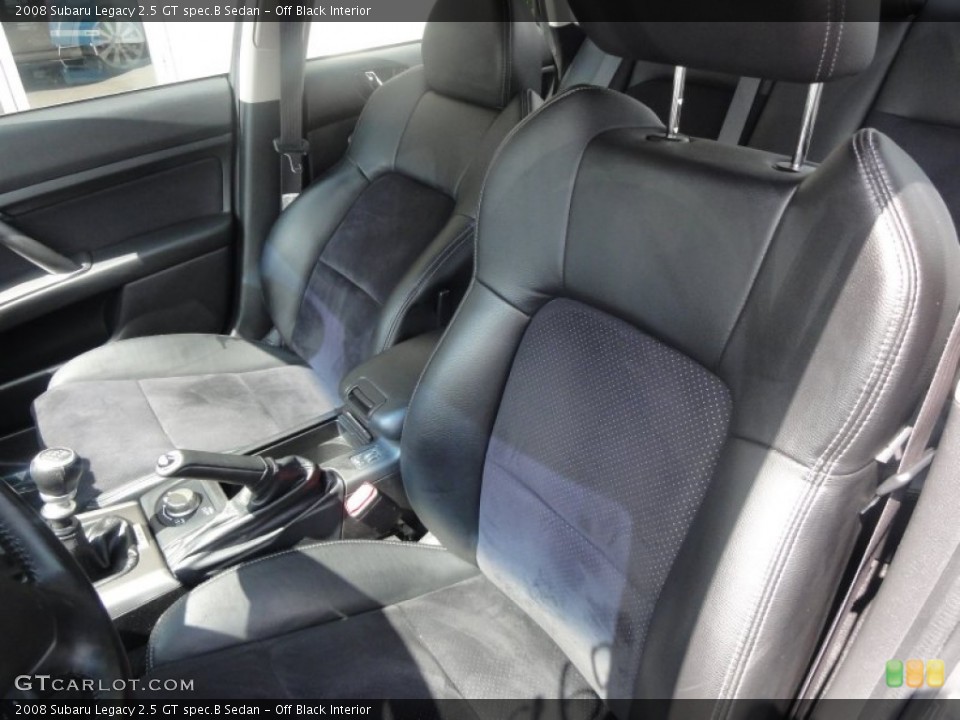 Off Black Interior Photo for the 2008 Subaru Legacy 2.5 GT spec.B Sedan #51656701