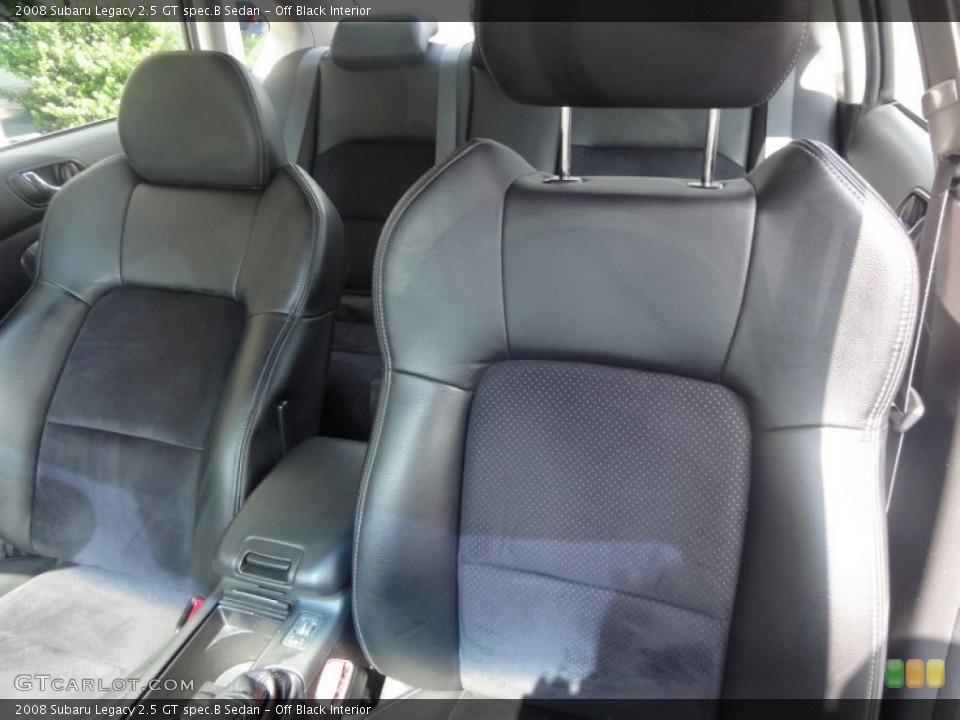 Off Black Interior Photo for the 2008 Subaru Legacy 2.5 GT spec.B Sedan #51656710