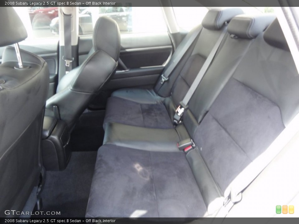 Off Black Interior Photo for the 2008 Subaru Legacy 2.5 GT spec.B Sedan #51656737