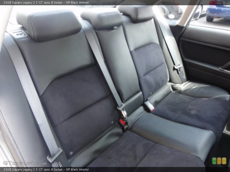 Off Black Interior Photo for the 2008 Subaru Legacy 2.5 GT spec.B Sedan #51656806
