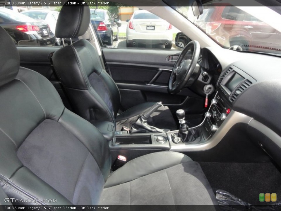Off Black Interior Photo for the 2008 Subaru Legacy 2.5 GT spec.B Sedan #51656839