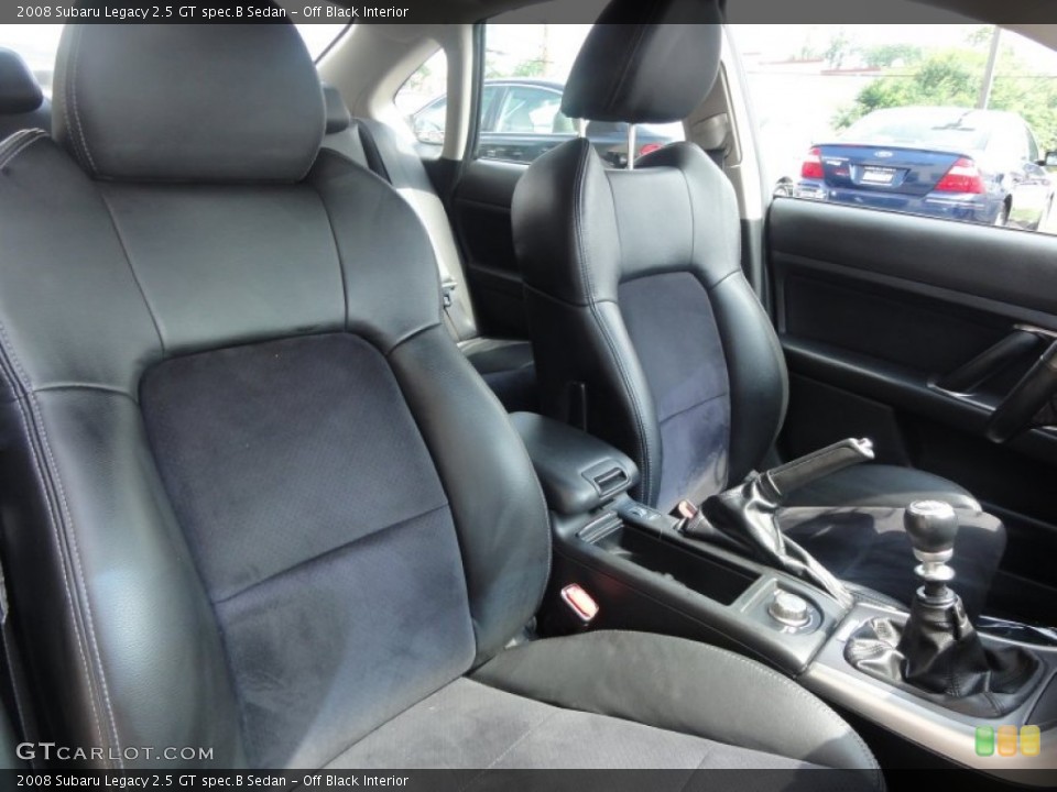 Off Black Interior Photo for the 2008 Subaru Legacy 2.5 GT spec.B Sedan #51656857