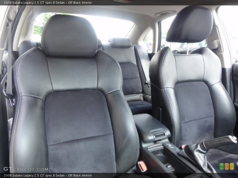 Off Black Interior Photo for the 2008 Subaru Legacy 2.5 GT spec.B Sedan #51656884