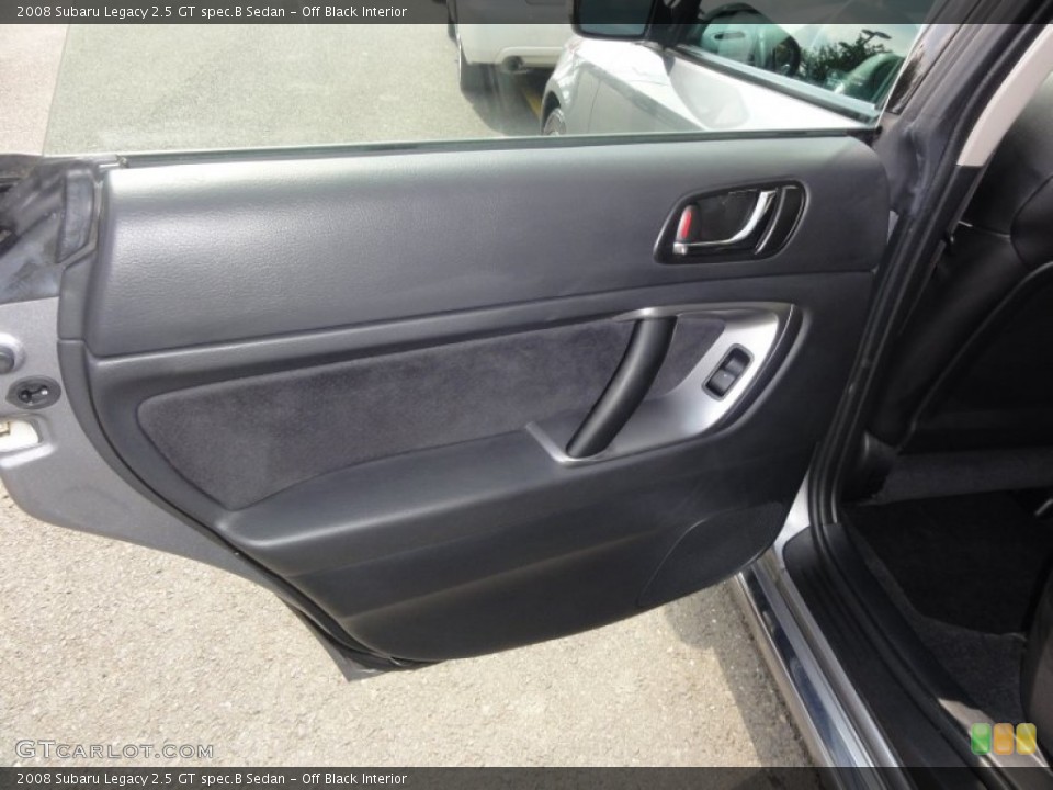 Off Black Interior Door Panel for the 2008 Subaru Legacy 2.5 GT spec.B Sedan #51656929