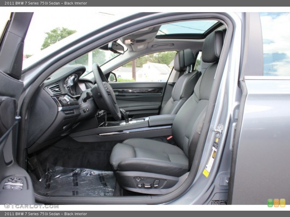 Black Interior Photo for the 2011 BMW 7 Series 750i Sedan #51657730