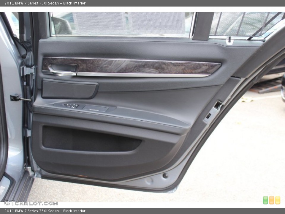 Black Interior Door Panel for the 2011 BMW 7 Series 750i Sedan #51657922