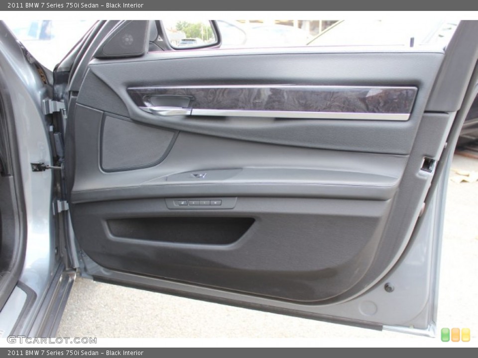 Black Interior Door Panel for the 2011 BMW 7 Series 750i Sedan #51658027
