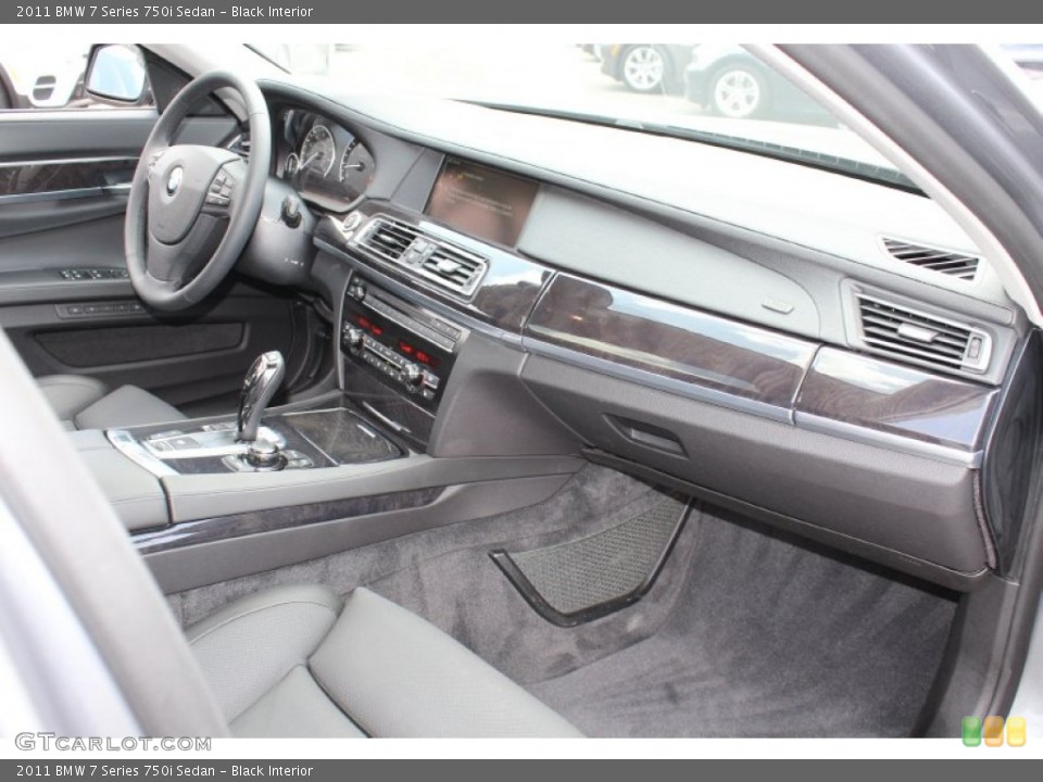 Black Interior Dashboard for the 2011 BMW 7 Series 750i Sedan #51658042