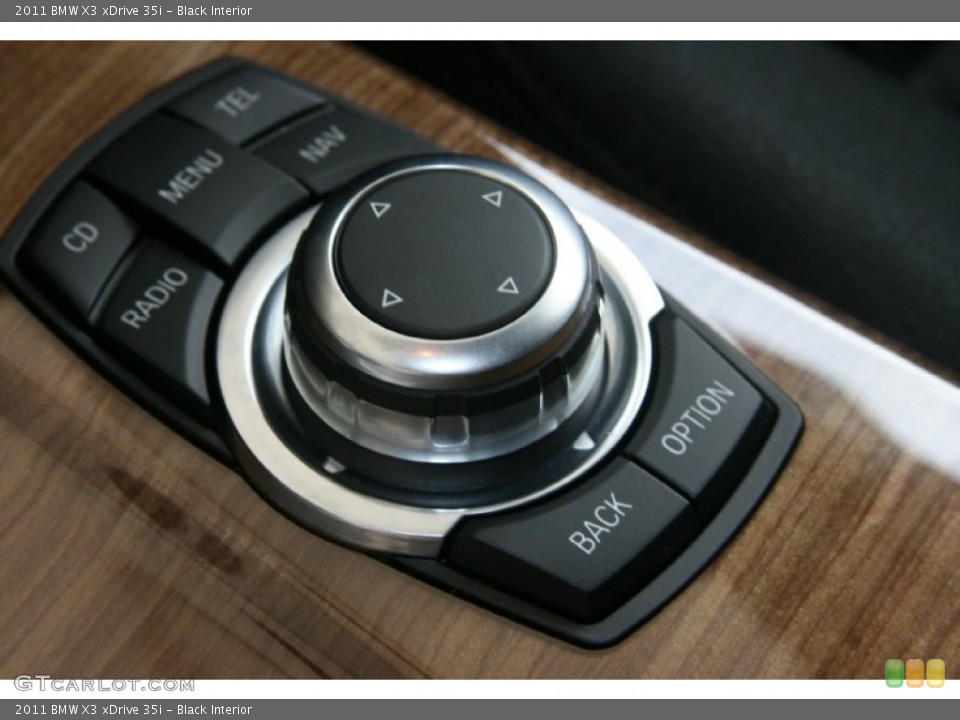 Black Interior Controls for the 2011 BMW X3 xDrive 35i #51658054