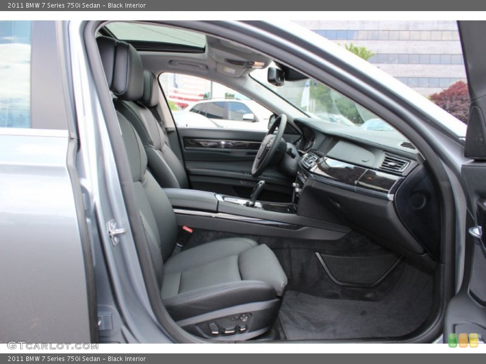 Black Interior Photo for the 2011 BMW 7 Series 750i Sedan #51658057