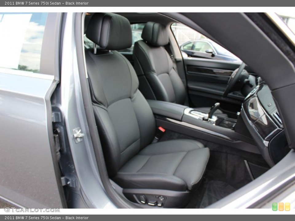 Black Interior Photo for the 2011 BMW 7 Series 750i Sedan #51658072