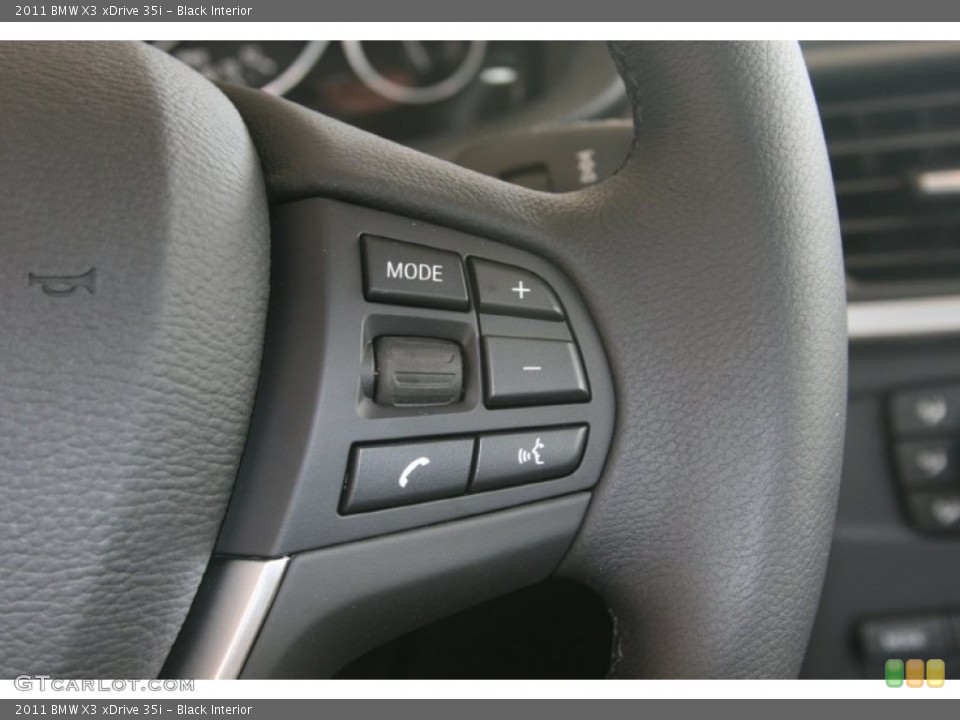 Black Interior Controls for the 2011 BMW X3 xDrive 35i #51658096