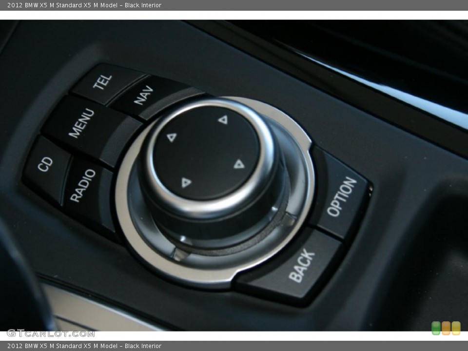 Black Interior Controls for the 2012 BMW X5 M  #51660772