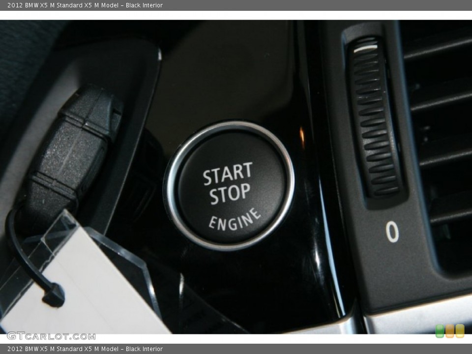 Black Interior Controls for the 2012 BMW X5 M  #51660820