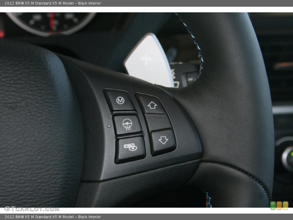 Black Interior Controls for the 2012 BMW X5 M  #51660835