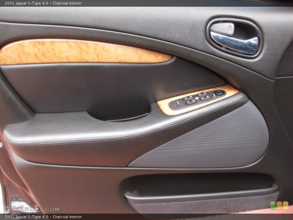Charcoal Interior Door Panel for the 2001 Jaguar S-Type 4.0 #51661348