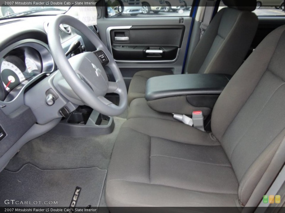 Slate Interior Photo for the 2007 Mitsubishi Raider LS Double Cab #51661387