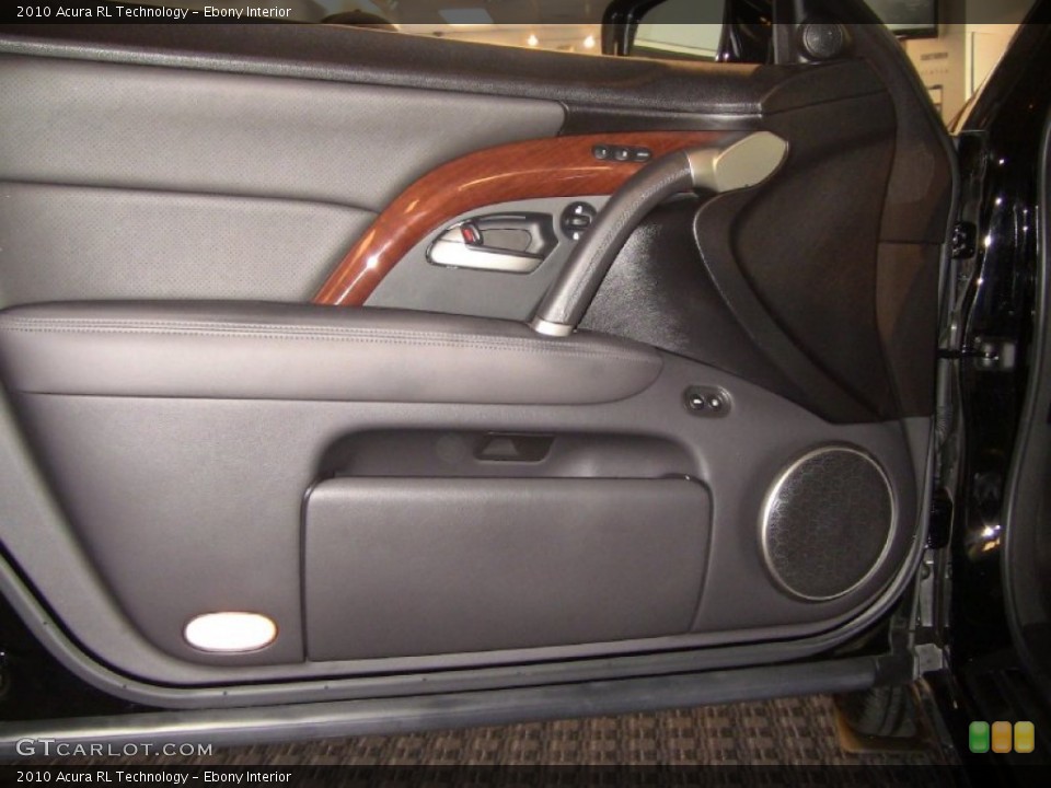 Ebony Interior Door Panel for the 2010 Acura RL Technology #51662002