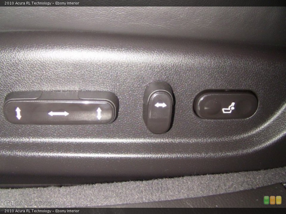 Ebony Interior Controls for the 2010 Acura RL Technology #51662029