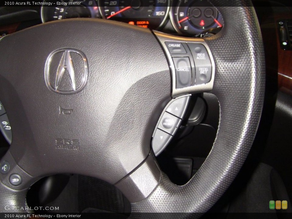 Ebony Interior Controls for the 2010 Acura RL Technology #51662103