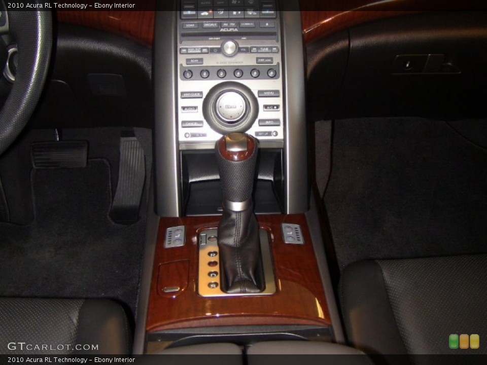 Ebony Interior Transmission for the 2010 Acura RL Technology #51662173