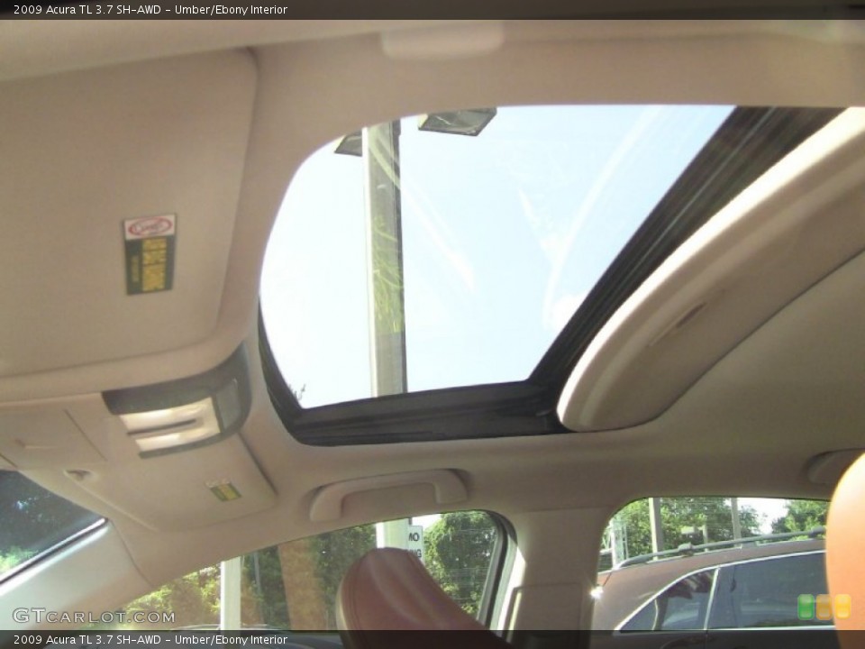 Umber/Ebony Interior Sunroof for the 2009 Acura TL 3.7 SH-AWD #51662689