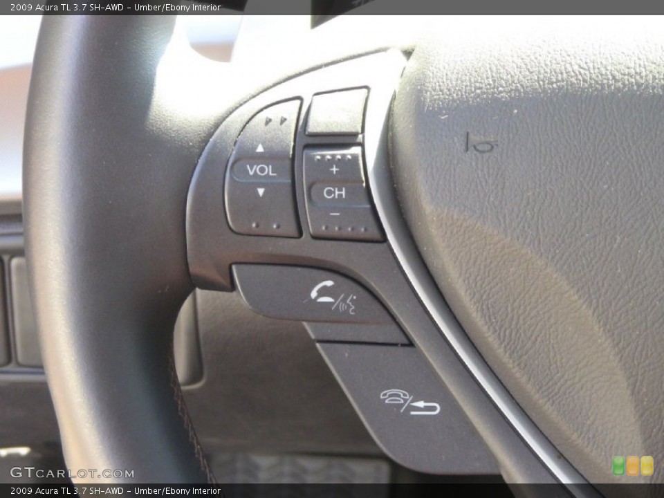 Umber/Ebony Interior Controls for the 2009 Acura TL 3.7 SH-AWD #51662746